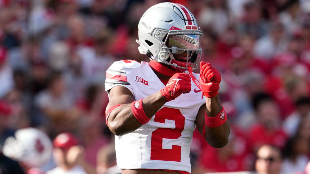 Caleb Downs Ohio State safety Matt Miller mock draft Cardinals...