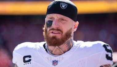 Maxx Crosby #98 of the Las Vegas Raiders