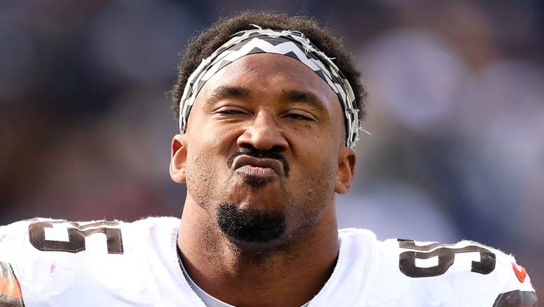 Cleveland Browns star Myles Garrett had a sack against the Jets.