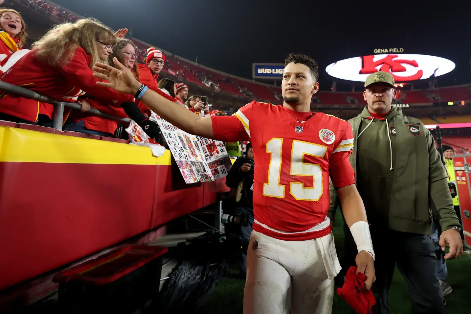 Kansas City Chiefs QB Patrick Mahomes at Arrowhead Stadium