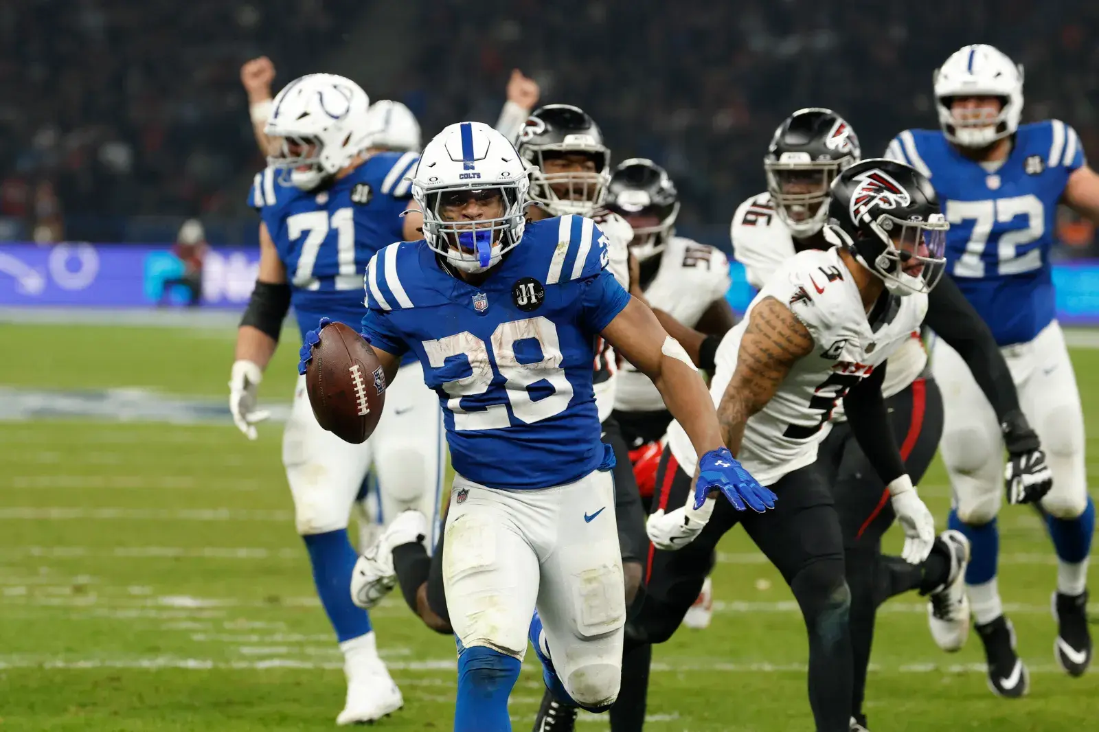 Colts running back Jonathan Taylor