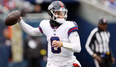 Giants QB Jaxson Dart clears concussion protocol, paving way for start vs. Patriots