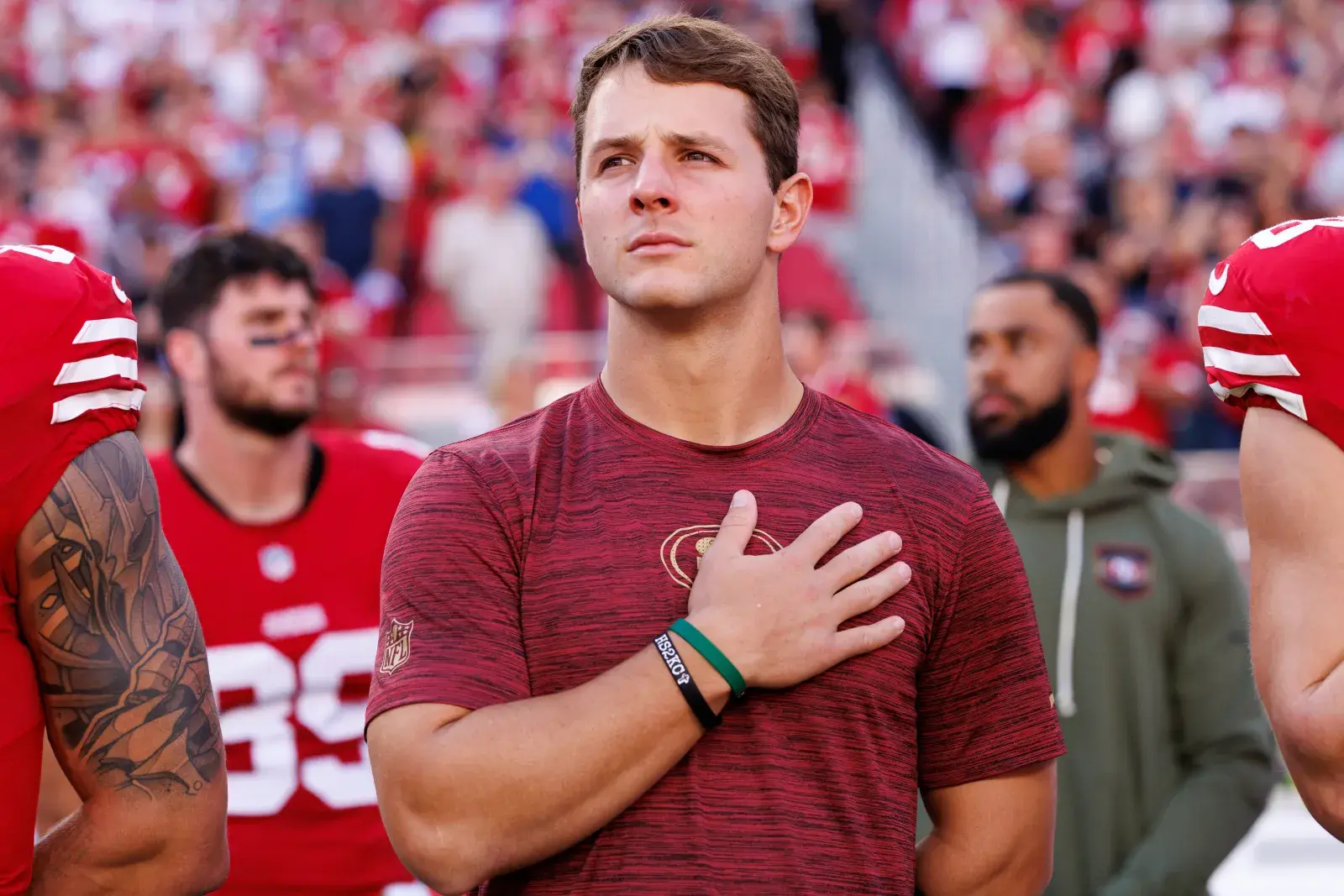 49ers quarterback Brock Purdy