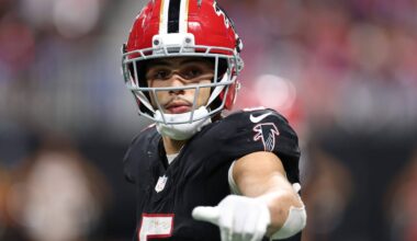 Falcons leading wide receiver Drake London questionable vs. Panthers