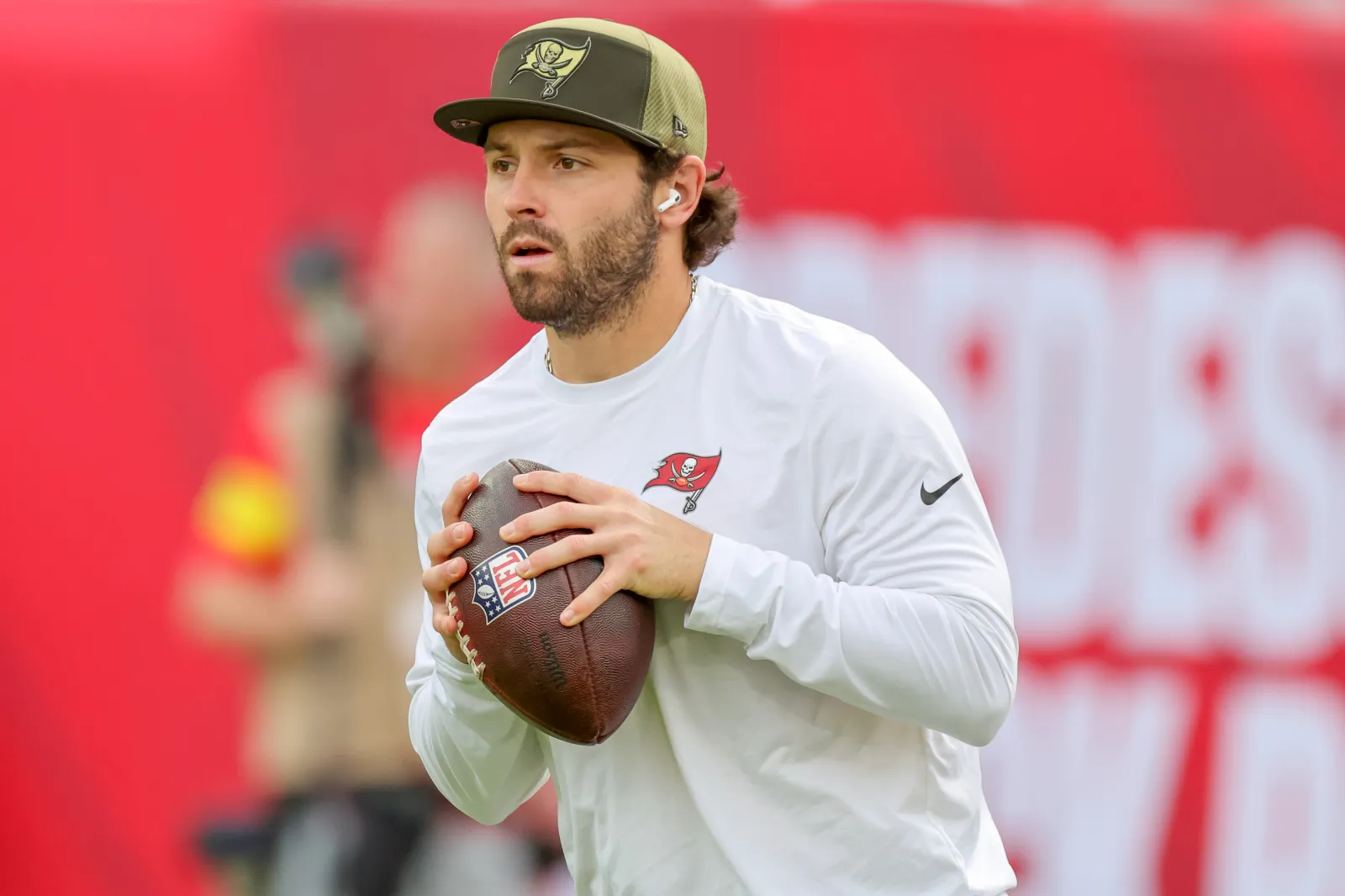 Baker Mayfield #6 of the Tampa Bay Buccaneers