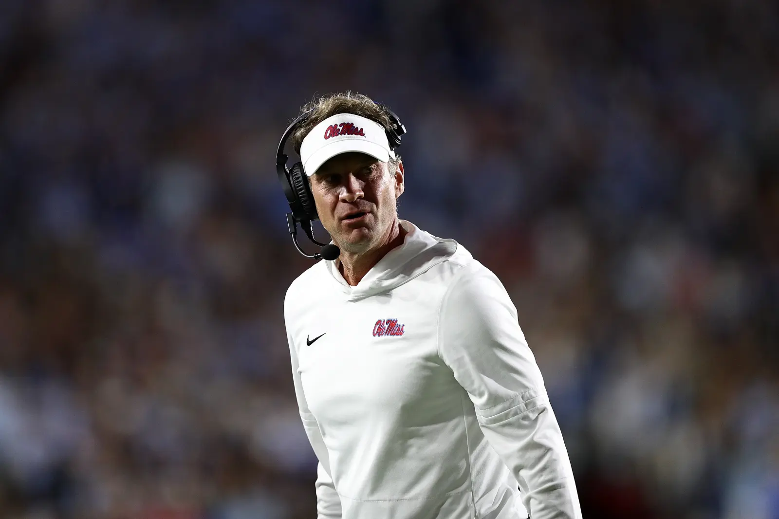 Lane Kiffin received a message from the Ole Miss AD.