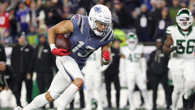 New England Patriots receiver Mack Hollins