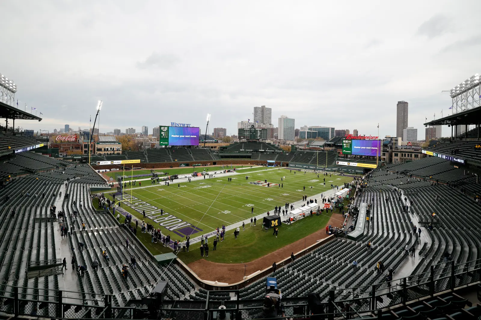 The conditions at Wrigley Field sparked concerns.