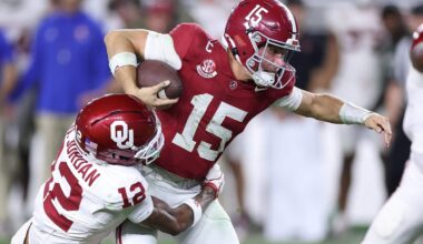 College Football Playoff bracket prediction: Alabama clings to final at-large bid after loss to Oklahoma