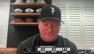 'The Steelers Are Gonna Pepper Him': Gruden Thinks OL Injuries Will 'Cripple' Chargers Against Pittsburgh