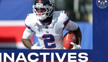 NY Giants-Detroit Lions inactives: New York secondary missing 3 players