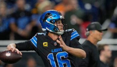 Lions face Jayden Daniels-less Commanders, looking to rebound after loss