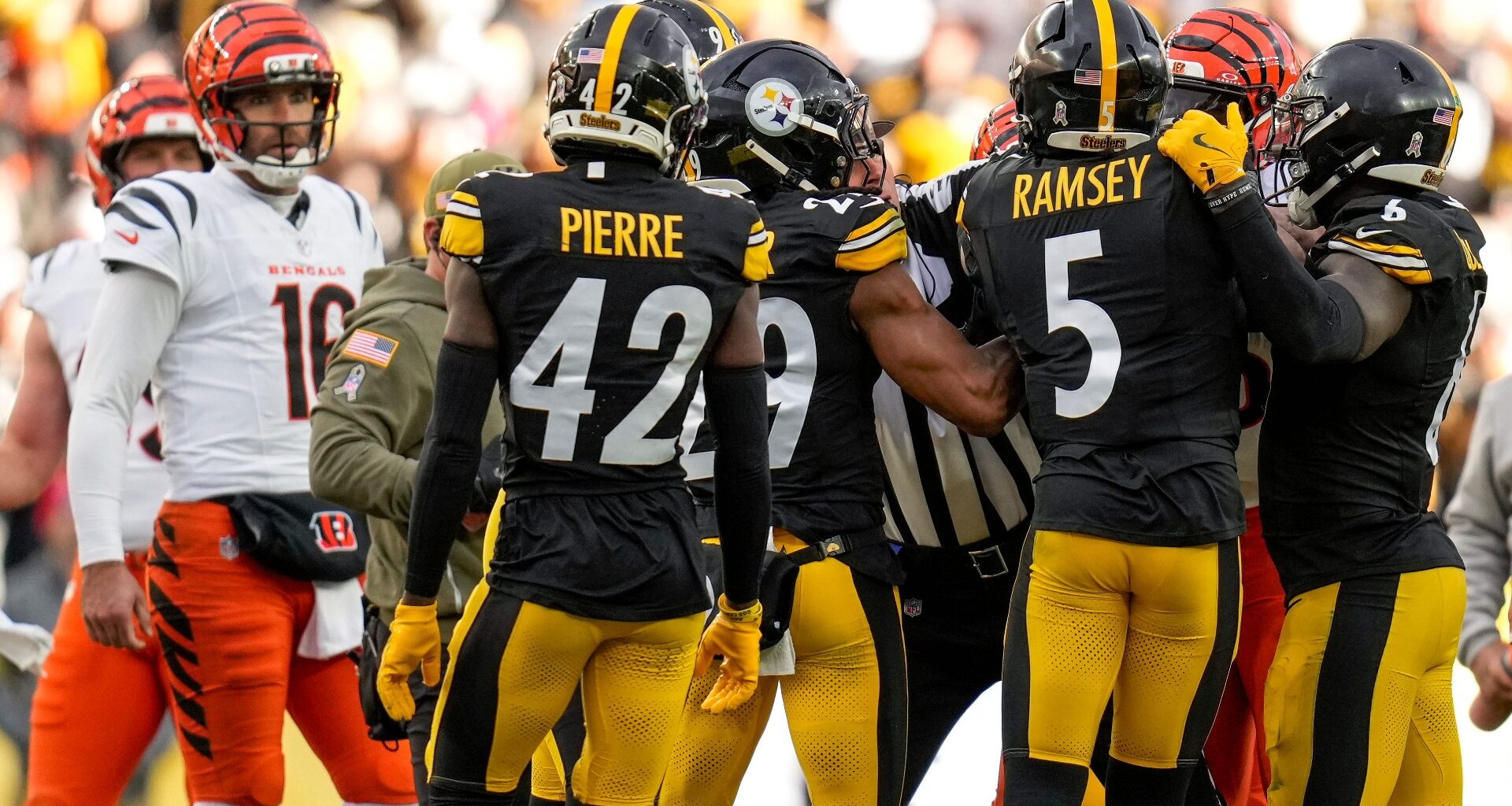 NFL Serves Steelers' Jalen Ramsey Punishment For Role In Ja'Marr Chase Spitting Incident