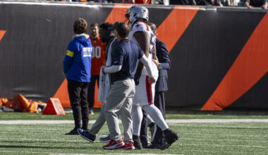 Patriots OL Jared Wilson ‘week-to-week’ with high ankle sprain: Report – NBC Boston