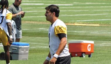 Rudolph with the Pittsburgh Steelers in 2025