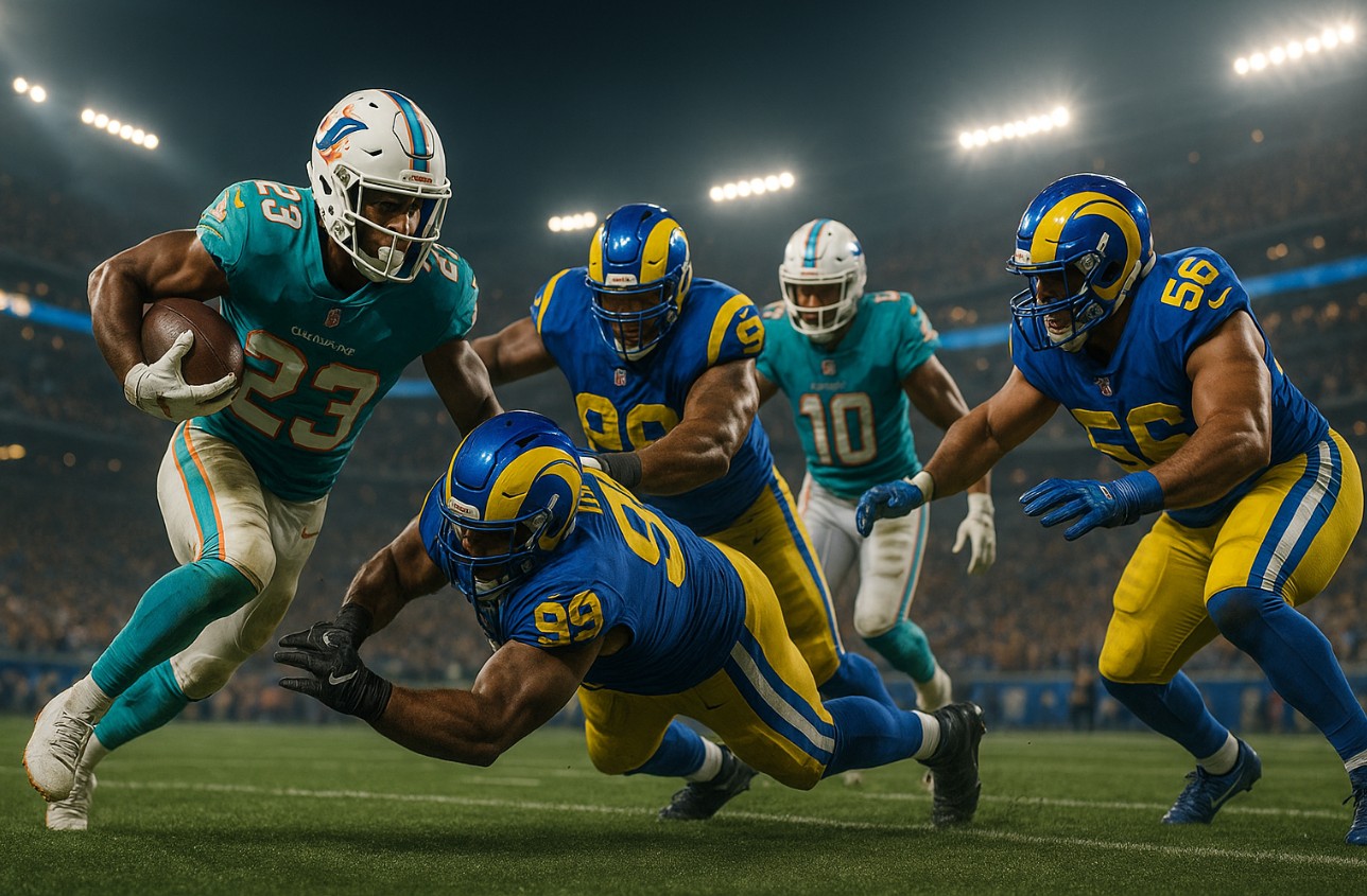 Miami Dolphins vs Los Angeles Rams Match Player Stats