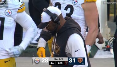 With Loss, Steelers Suddenly Fall Out Of Playoff Picture