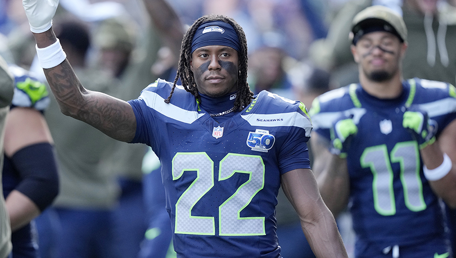 Seattle Seahawks WR Rashid Shaheed...