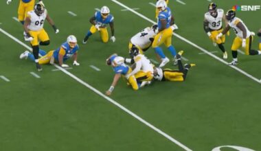 Nick Herbig Fined For Hip-Drop Tackle Against Chargers