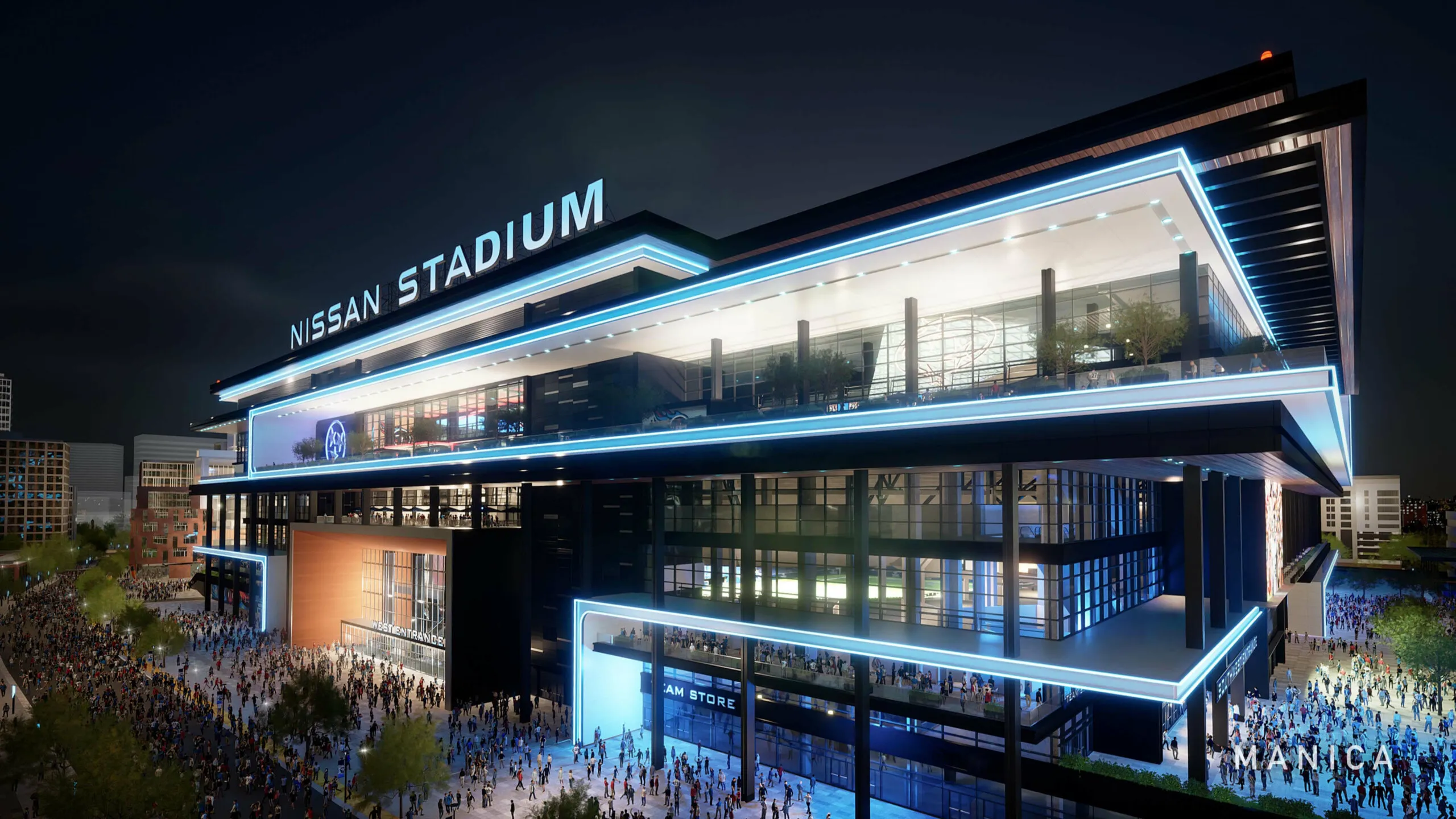 Nissan Stadium, Tennessee Titans