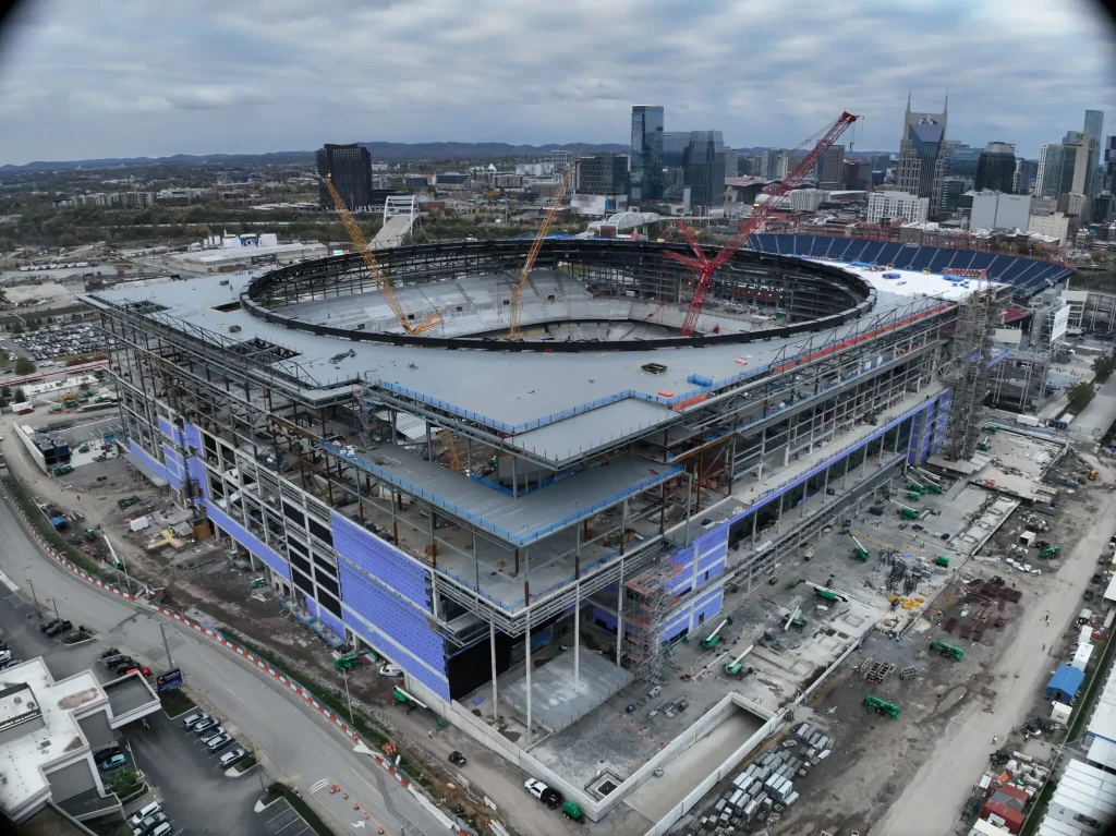 New Nissan Stadium Nears Completion as the Titans’ 2.1 Billion Dollar Home