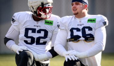 Patriots uncertain how they'll replace Will Campbell at left tackle