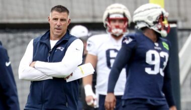 Patriots offense gets bad news at Wednesday practice before Buccaneers game