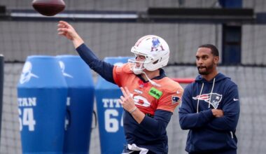 Drake Maye responds to criticism from Giants veteran pass rusher