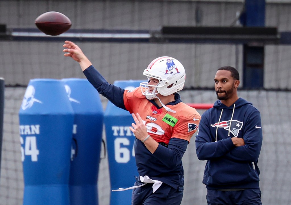 Drake Maye responds to criticism from Giants veteran pass rusher