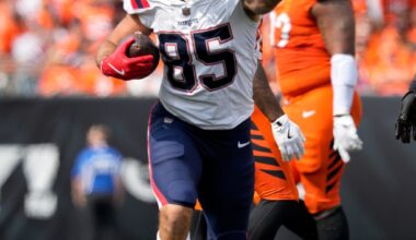 10 things we're watching in Patriots' Week 12 matchup with Bengals