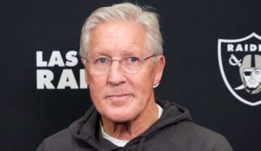 Pete Carroll at a press conference