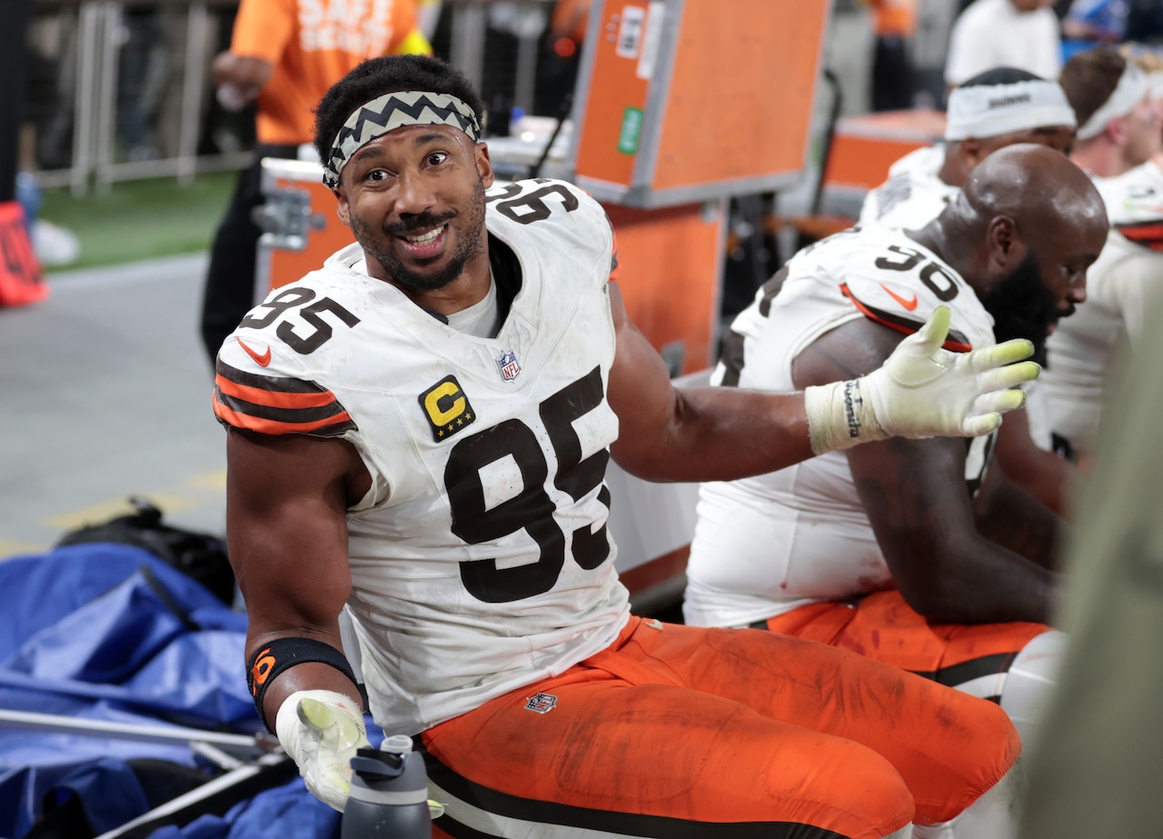 How Myles Garrett knows he’ll ‘knock down’ the NFL sack record, and the huge award Jim Schwartz thinks he deserves