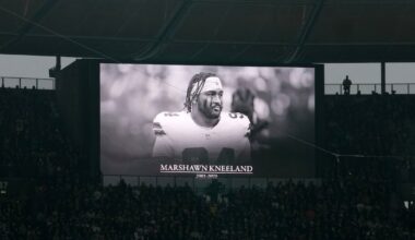 Dallas Cowboys planning multiple tributes to Marshawn Kneeland, including a helmet decal