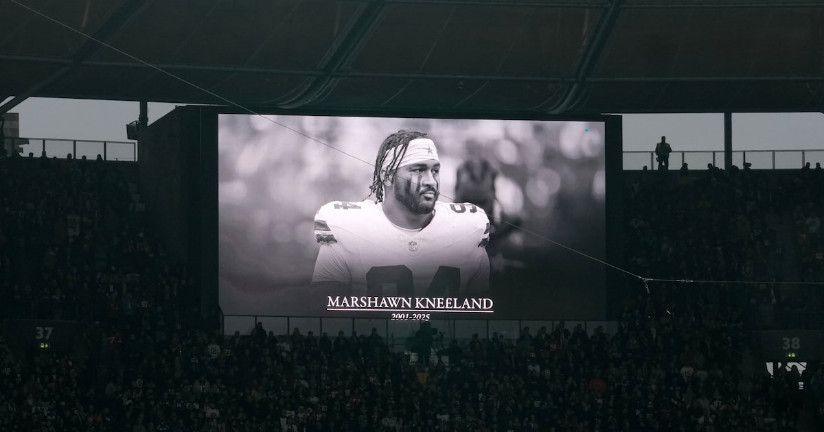 Dallas Cowboys planning multiple tributes to Marshawn Kneeland, including a helmet decal