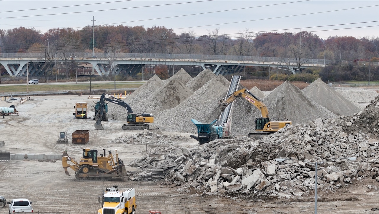 Brook Park future Cleveland Browns Stadium construction site