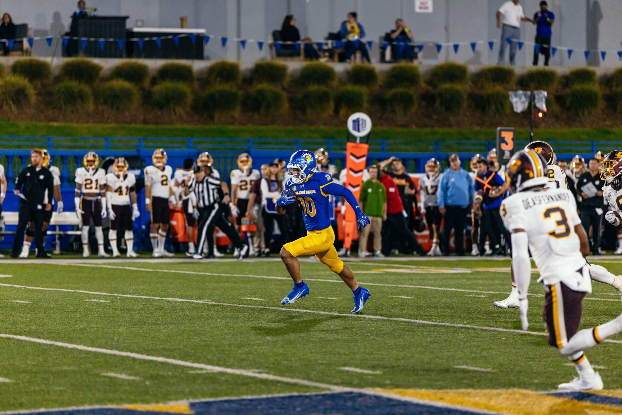 Danny Scudero against Central Michigan