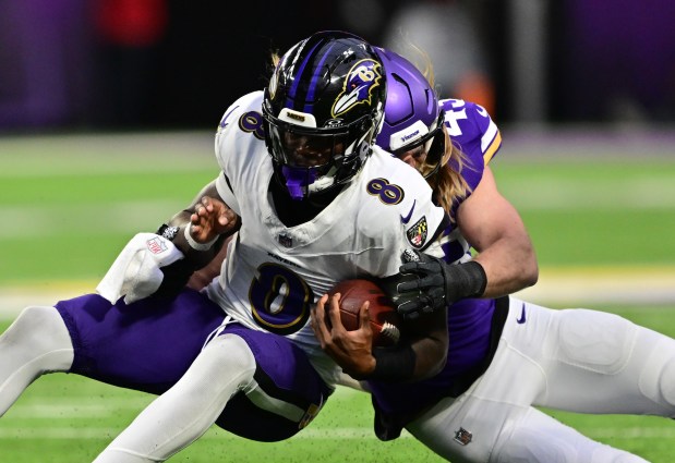 Minnesota Vikings linebacker Andrew Van Ginkel.