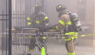 Pittsburgh firefighters go through decontamination training at PNC Park ahead 2026 NFL Draft