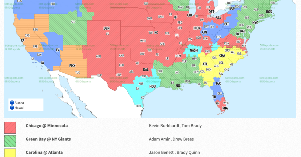 Seattle Seahawks vs. LA Rams NFL TV Week 11 coverage map and FOX commentators