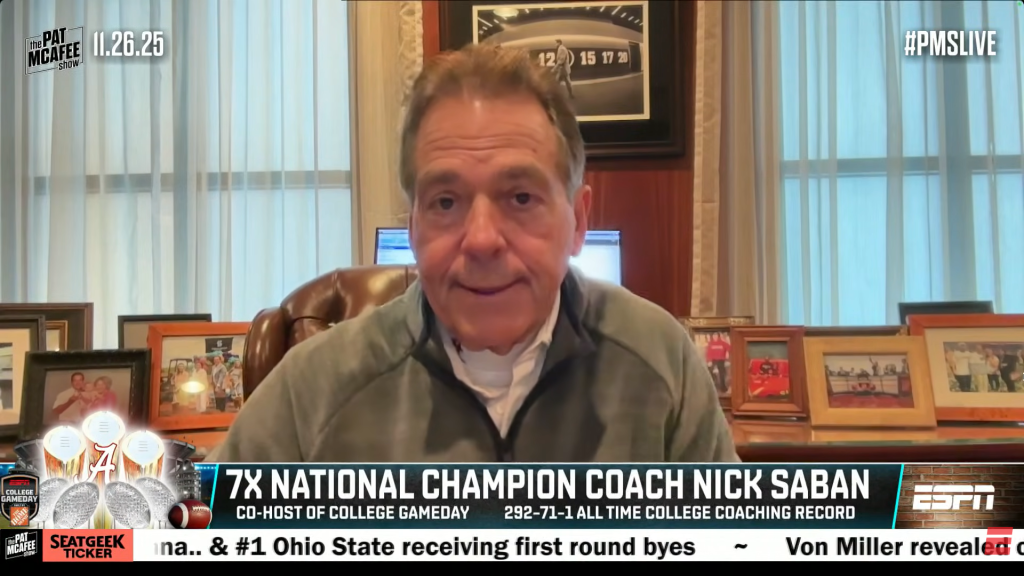 Nick Saban praises Brian Daboll in favor of the Penn State head coaching job. 