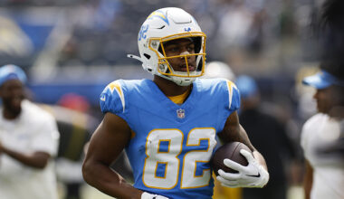 Seattle Seahawks Brenden Rice practice squad Los Angeles Chargers 2024...