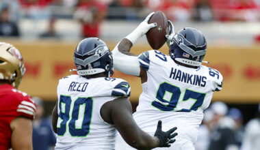 Seattle Seahawks Johnathan Hankins interception 49ers 2024...