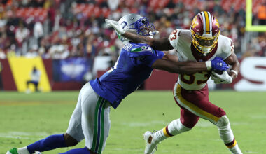 Seattle Seahawks Nick Emmanwori tackle Washington Commanders 2025...
