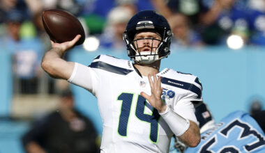 Seattle Seahawks Sam Darnold...