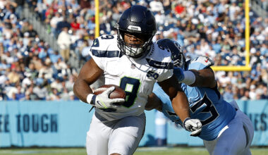 Seattle Seahawks Kenneth Walker III...