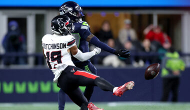 Seattle Seahawks Riq Woolen pass breakup Houston Texans 2025...