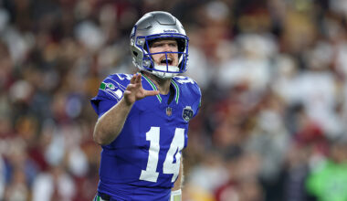 Seattle Seahawks Sam Darnold...