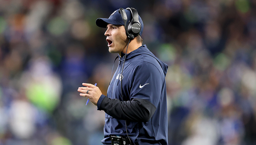 Seattle Seahawks Mike Macdonald...