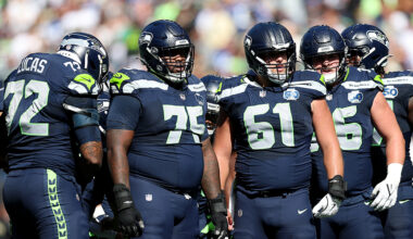 Seattle Seahawks offensive line...