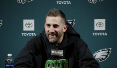 Nick Sirianni talks about the Eagles’ trade acquisitions